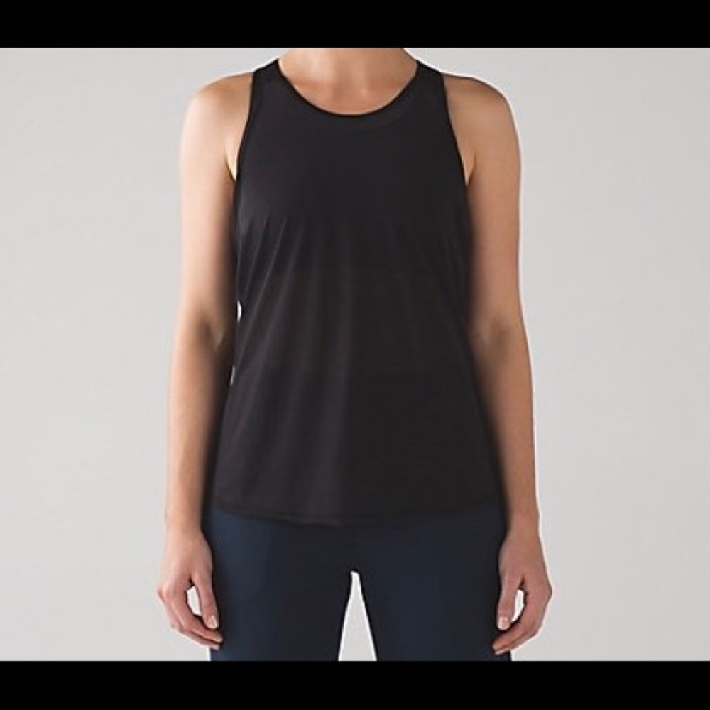 Lululemon Fit Physique Tank Black Sz 2 XXS